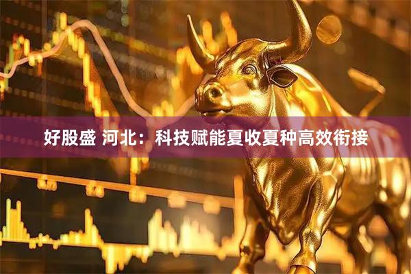 好股盛 河北：科技赋能夏收夏种高效衔接